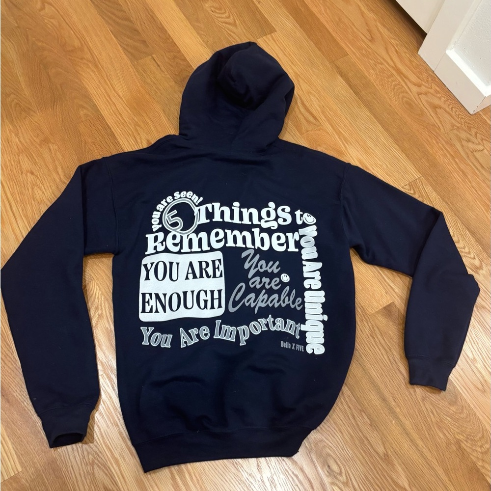 Five The Label Navy Blue Hoodie - YXL